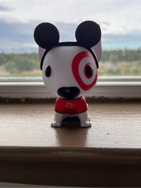 Disney Bullseye Target Dog Figure in Red, Black and White